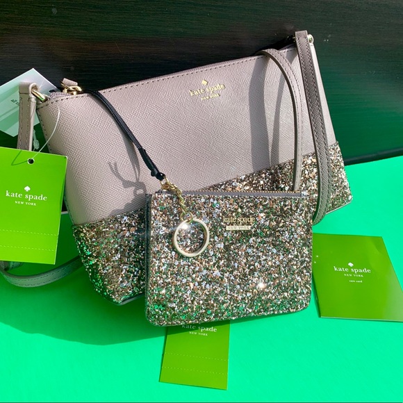 Kate Spade Ramey Greta Court/ Key Chain Wallet Set - Picture 2 of 8